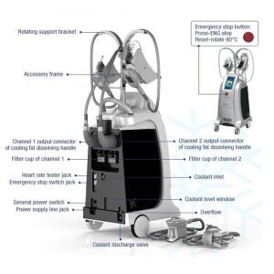 Comfortable Cryolipolysis Body Slimming Machine With 4 Pcs Applicators