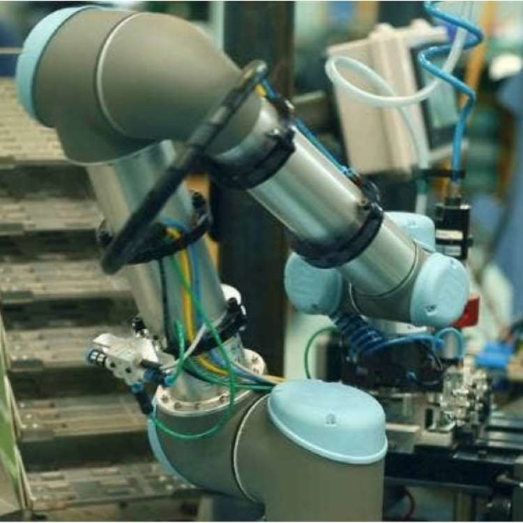 Buy cheap Pick And Place Robot Arm 6 Axis UR5e Cobot Robot With CNGBS Robot Gripper For Robotic Picking Solutions from wholesalers