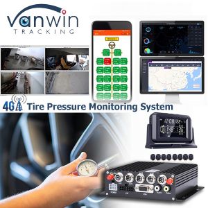 Buy cheap 4CH 4G Wireless Real Time Truck MDVR with 6-24 Wheels Digital Tire Pressure Monitor System from wholesalers