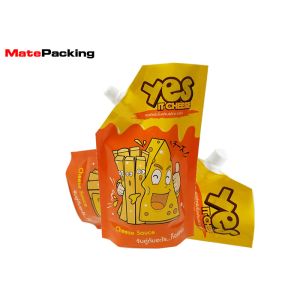 Buy cheap Reusable Spout Doypack Stand Up Pouch , Glossy Liquid Pouch With Spout from wholesalers