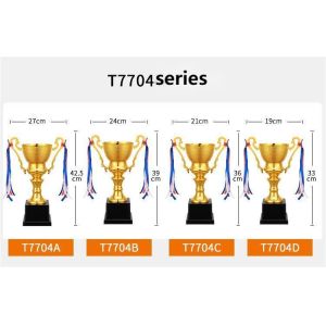 Buy cheap Customized Metal Trophy Cup 32cm Hight Tear Resistant from wholesalers