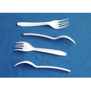 Buy cheap fruit fork disposable plastic fork instant noodles  fork in straight style 120 mm length from wholesalers