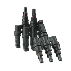 Buy cheap Dustproof Copper Solar Branch Connector Waterproof IP67 Rated 3 To 1 In PP Bag from wholesalers