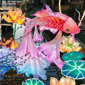 Buy cheap Festival Chinese Traditional Lantern 300CM for Holiday Light Shows from wholesalers