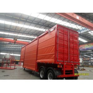 2/3 Box Van Truck/Lorry/Trailer/Curtainsider/Side Curtain Slide Semi Trailers