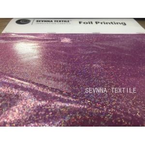 Buy cheap Glitter Printed Foils Custom 190GSM Recycled Swimwear Fabric from wholesalers