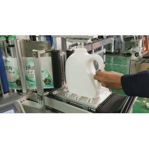 Flat Surface Bottle Sticker Label Applicator with High Precision and Tolerance