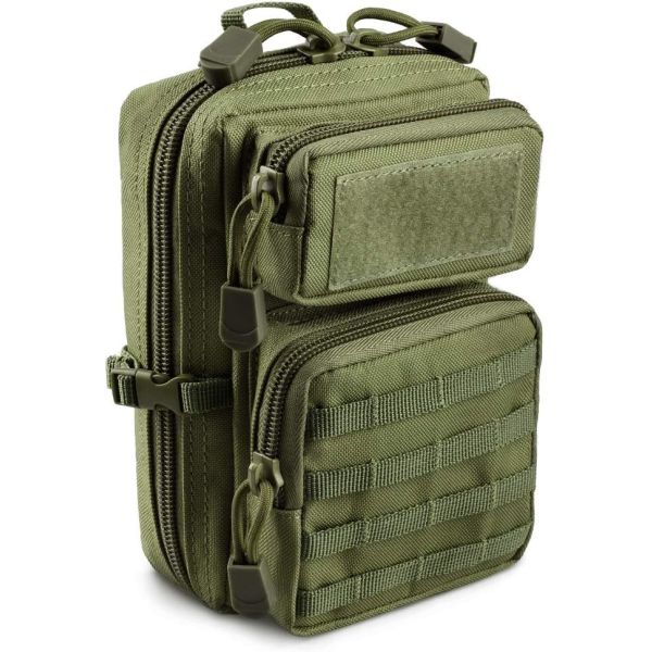 Quality Tactical Molle Utility Pouch, EDC Tool Pouch Tactical Phone Pouches Mini Waist Pouches Medical EDC IFAK Pack Design for sale