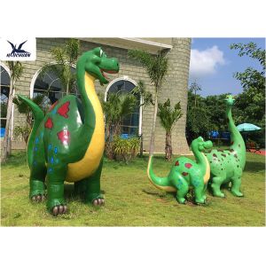 Garden Large DinosaurLife Size Fiberglass Statues Cartoon Shape For Outside