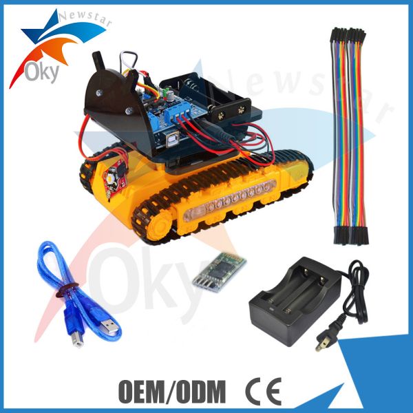 Quality Servo 360 Degree Arduino Car Robot , Arduino Bluetooth Mobile Phone Controls Car for sale