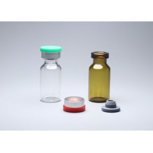 Buy cheap 3ml Transparent Or Brown Empty Borosilicate Glass Vial from wholesalers