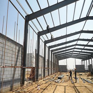 Construction Projects Completion Prefabricated Metal Building With Strong