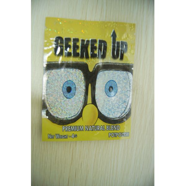 Buy cheap Amber Leaf Herbal Incense Packaging , Security Three Side Seal Pouch 4g from wholesalers