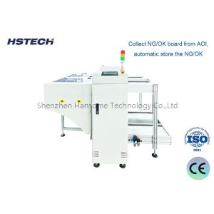 Magazine Collection PCB Handling Equipment with Button Control PCB NG / OK