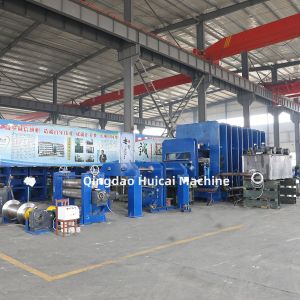 Buy cheap Consistent Conveyor Belt Vulcanization with 45kW Rubber Sheeting Vulcanizing Press from wholesalers