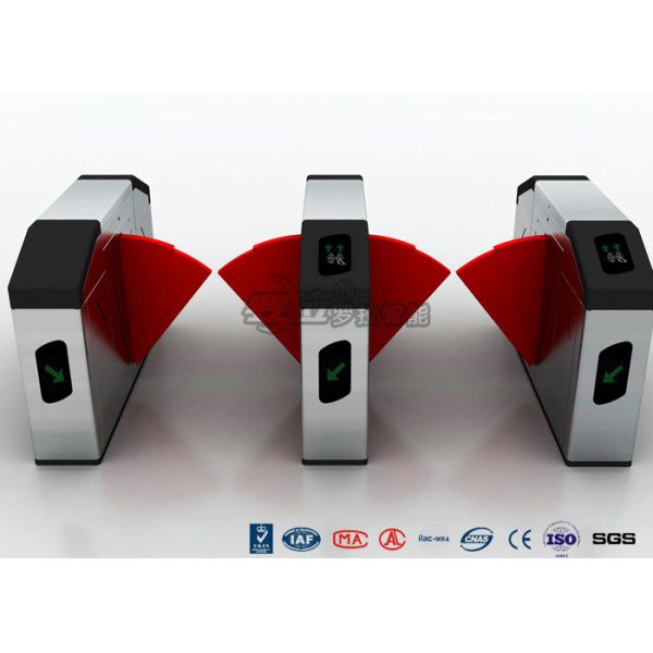 Buy cheap Optical Retractable Half Height Turnstiles Flap Barrier Turnstile 900mm Width from wholesalers