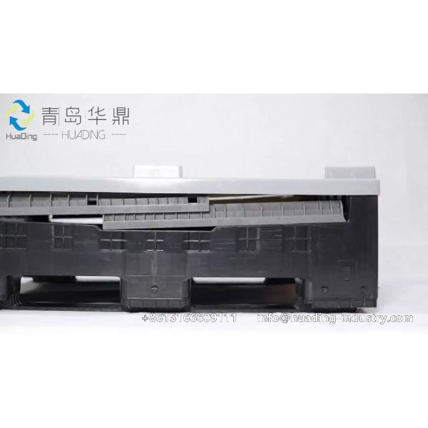 Buy cheap Large foldable collapsible plastic virgin HDPE industry pallet box from wholesalers