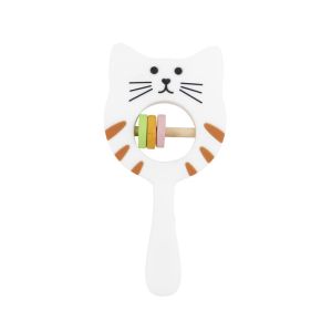 Buy cheap Kitty Shape Food Grade Silicone Rattle Teether For Baby Toddler from wholesalers