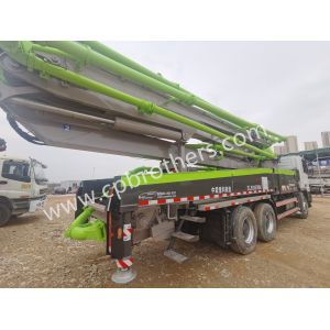 Buy cheap Delivery 2019 Used Concrete Pump Truck 47m for Feeding Height 1540 from wholesalers