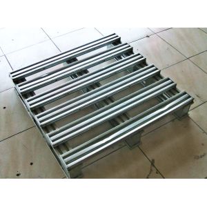 Buy cheap Silvery White Recyclable Stainless Steel Pallets With High Polish Finish from wholesalers