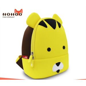 China 6-7L Kids Tiger Backpack , Yellow Toddler Backpack Water Resistant on sale