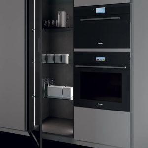 Modern Style Designs Melamine-faced Chipboard Kitchen Cabinets With Peninsula