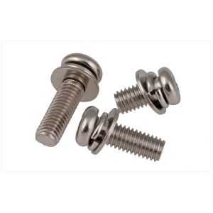 Buy cheap Stainless Steel Pan Head Screws with Flat and Split Lock Washer Pan Head SEMS Screws from wholesalers