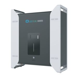 Black Lithium Wall Mounted Battery Storage Solar System Power Supply For