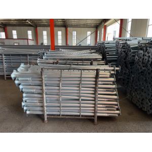 China Galvanized Adjustable Steel Metal Scaffolding Parts For Prop System on sale