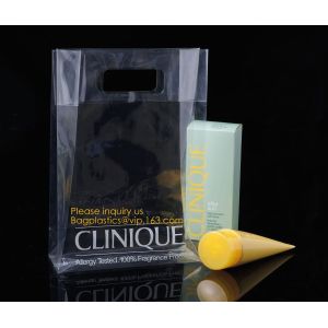 Colorful Printing Cheap Shopping Custom Design Soft Loop Handle Plastic Bag,die