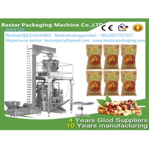 High Speed Automatic Multihead Weigher Nut Weighing Packaging Machine Pillow Bag