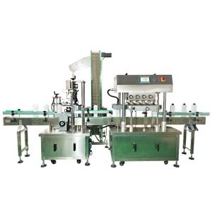 Buy cheap Fully automatic pneumatic linear capping machine for carbonated beverage bottles from wholesalers
