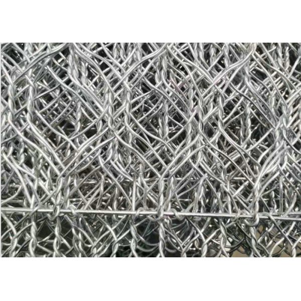Quality 12cm×15cm Hex Decorative Gabion Stone Cages Ductility And Flexibility for sale