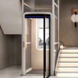 Buy cheap 304 Stainless-Steel Hydraulic Home Elevator with Automatic Doors from wholesalers