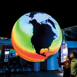Buy cheap Indoor Sphere LED Display Screen with 1500cd/sqm Brightness and 3840Hz Refresh product