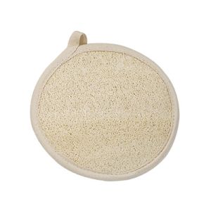 Eco - Friendly Bamboofiber Body Scrub Pad Bathing Scrubber 14x14 cm