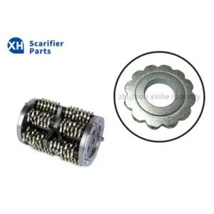 Buy cheap Standard 5PT/6PT/8PT/12PT Scarifier Cutter with HRC 46-55 Hardness and 56.6 mm Outer Diameter for Concrete Scarifiers from wholesalers