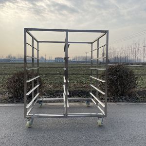 Buy cheap Customized Stainless Steel Tray Trolley For Bakery Machinery Bread from wholesalers