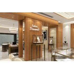 Buy cheap 100KG 4000K Led Light Jewellery Stand Curved Shape For Display And Storage from wholesalers