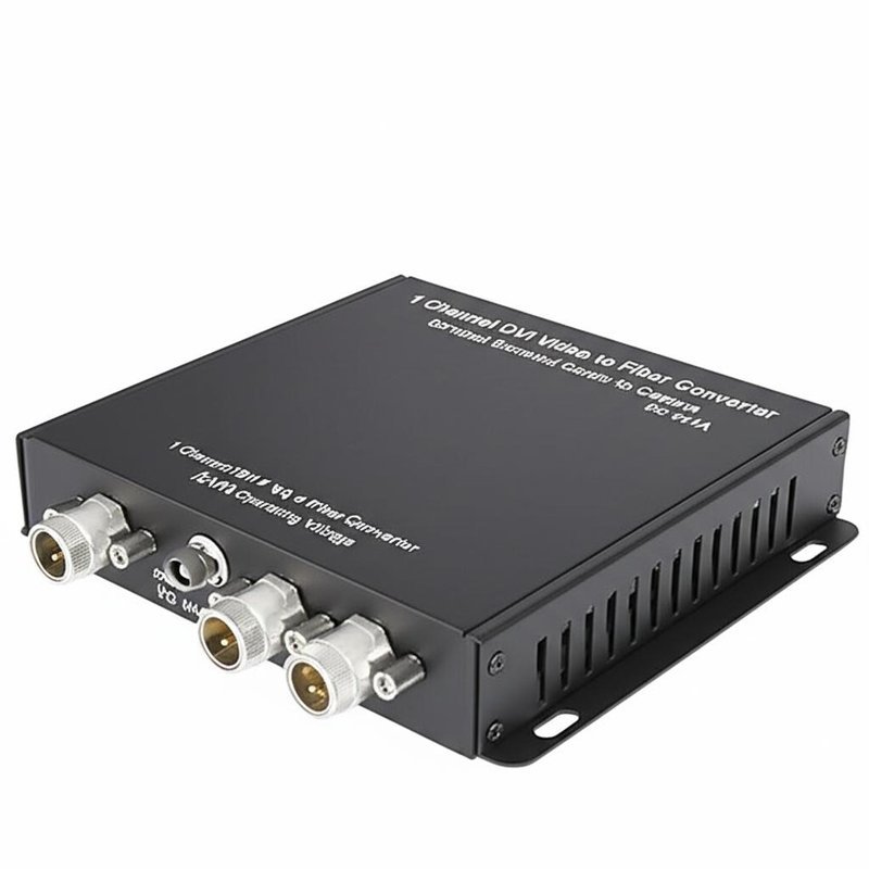 Buy cheap 1 Channel DVI Video to Fiber Converter Data Transmission from Control Center to Camera DC 5V1A Operating Voltage from wholesalers
