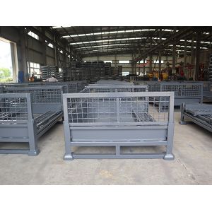Buy cheap Move Structure Wire Mesh Pallet Cage With Customization Option from wholesalers