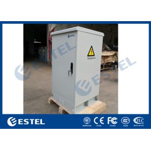 19" Mounting Rack Outdoor Telecom Cabinet Air Conditioner Cooling With Two