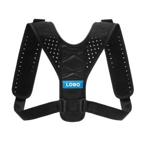 China Breathable Back Adjustable Posture Corrector Neoprene Black Or Customized on sale