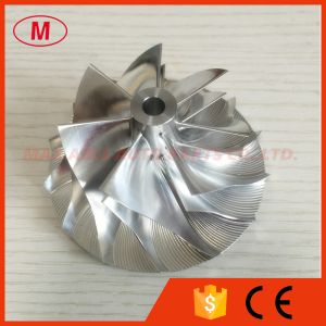 Buy cheap TD05H 55.50/76.13mm 7+7 blades Turbo milling/aluminum 2618/billet compressor wheel from wholesalers