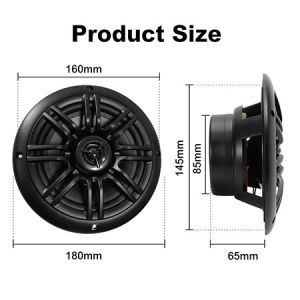 Buy cheap Wholesale Speaker Audio 60W Waterproof ABS Case 6.5 Inch Marine Speaker For Boat from wholesalers