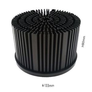 Buy cheap Durable Round Extruded Aluminum Heatsink , Anti Oxidation Skived Fin Heat Sink from wholesalers
