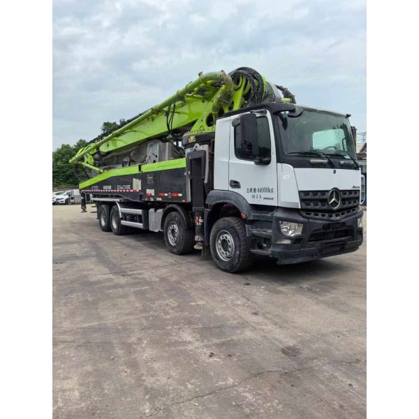 Buy cheap Used Concrete Pump Trucks 59m with Remote Controller HBC and Stable Condition from wholesalers