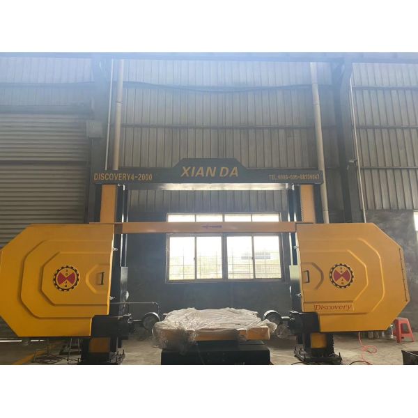 CNC Diamond Wire Saw Machine For Circular Stone Slab Column Numberal Letter And