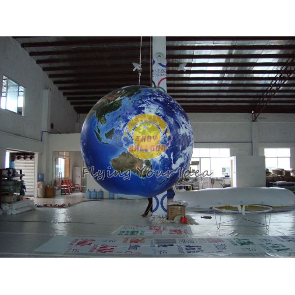 Buy cheap 1.5m Giant Full Digital Printed Earth Balloons Globe with Good Elastic for Sporting events from wholesalers