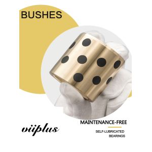 Oilless Bushes Graphite Plugged Bushings Standard Dimensions